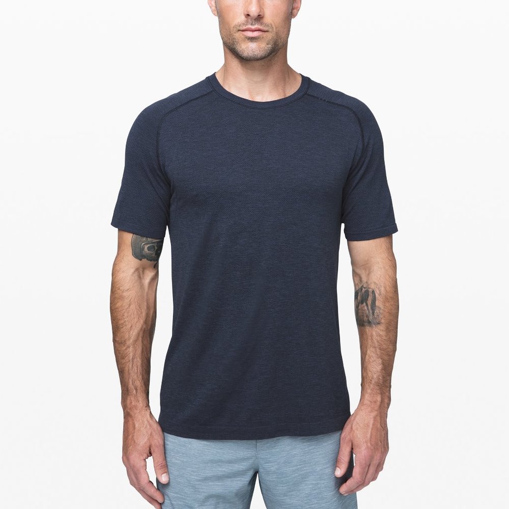 Lululemon Metal Vent Tech SS | Navy | Small